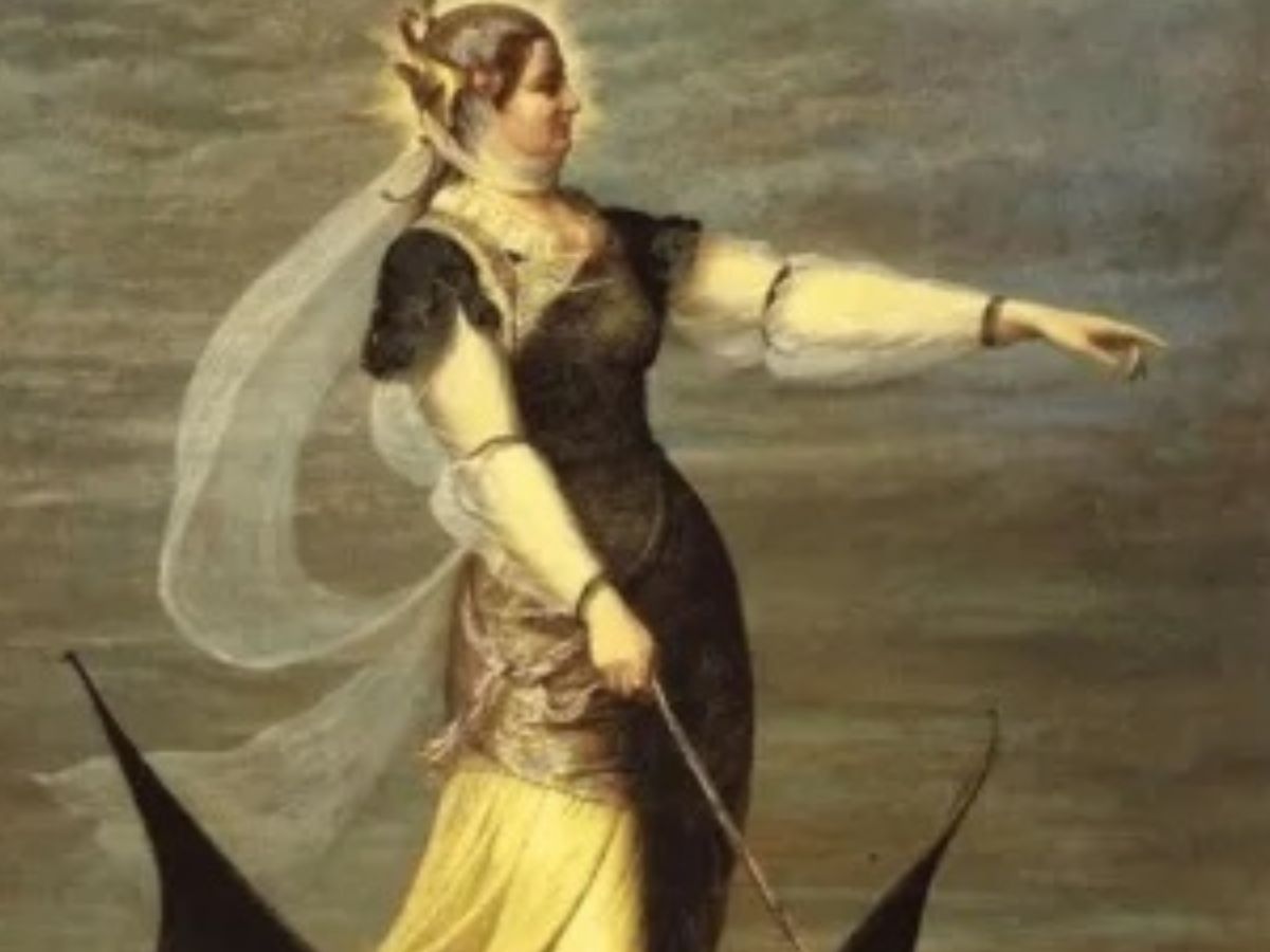martha the dragon slayer painting