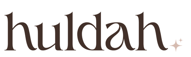 styled font that reads Huldah